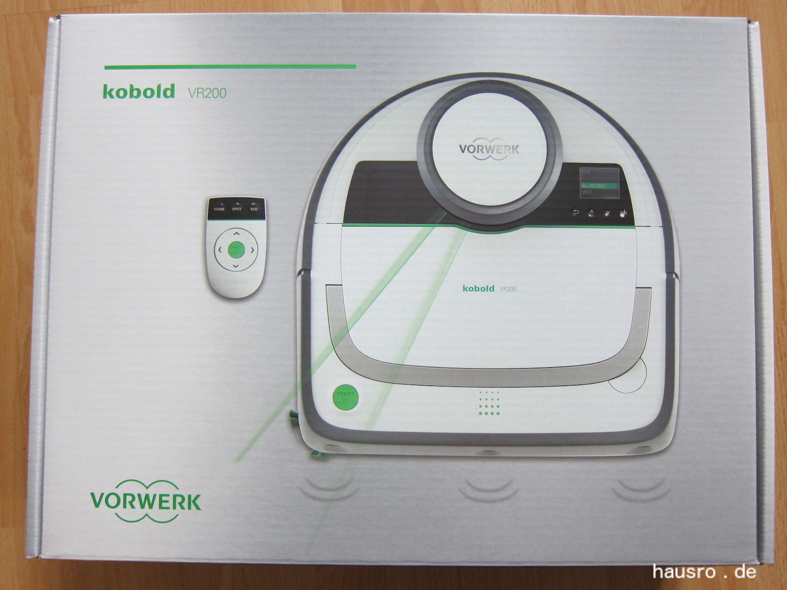 Vorwerk Kobold VR200 Verpackung